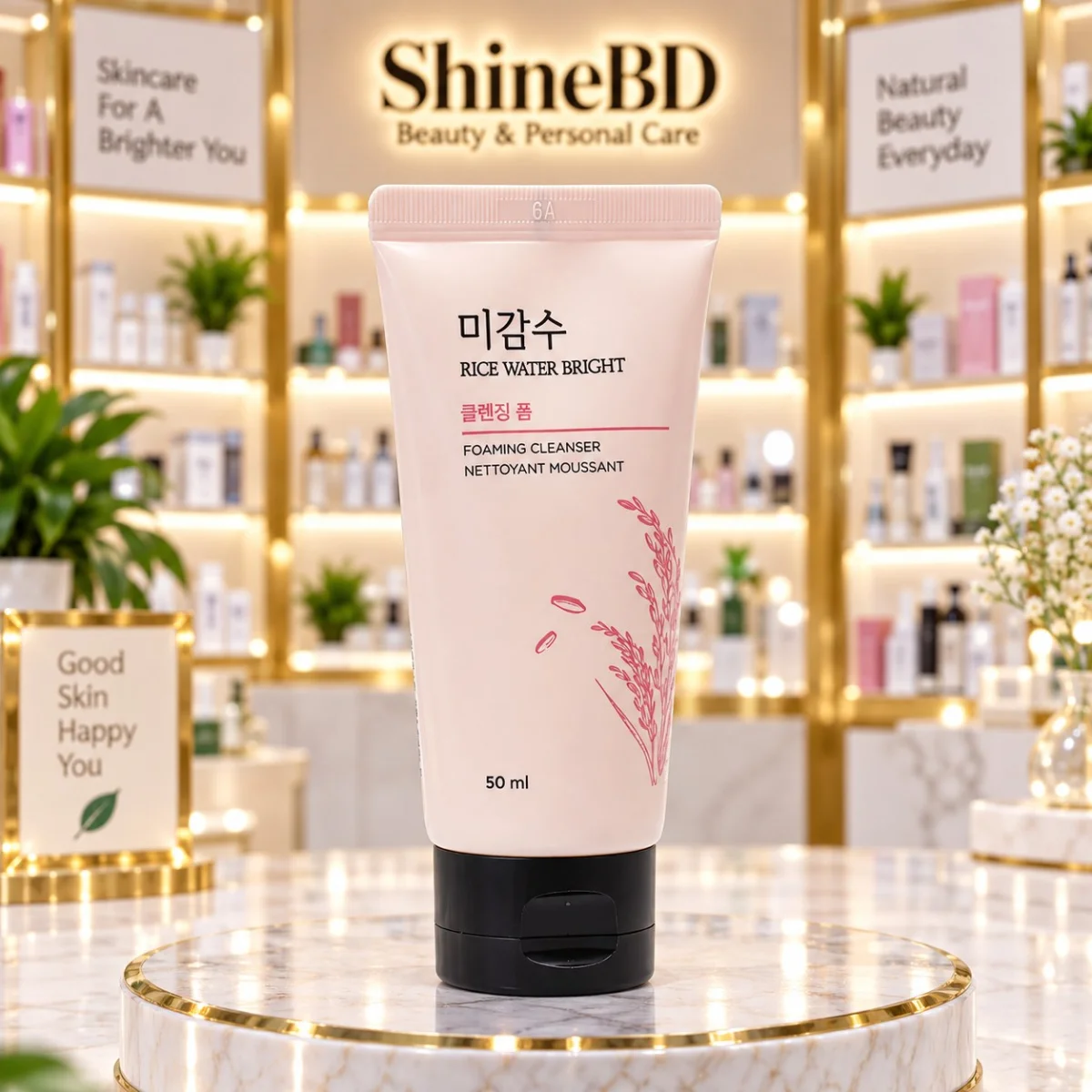 The Face Shop Rice Water Bright Foaming Cleanser