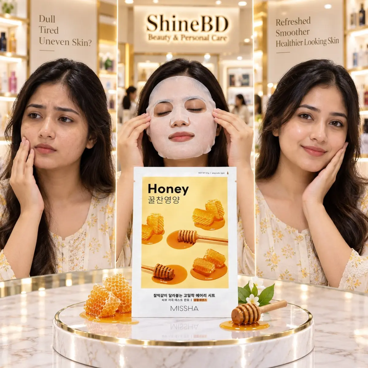 Missha Airy Fit Sheet Mask Honey