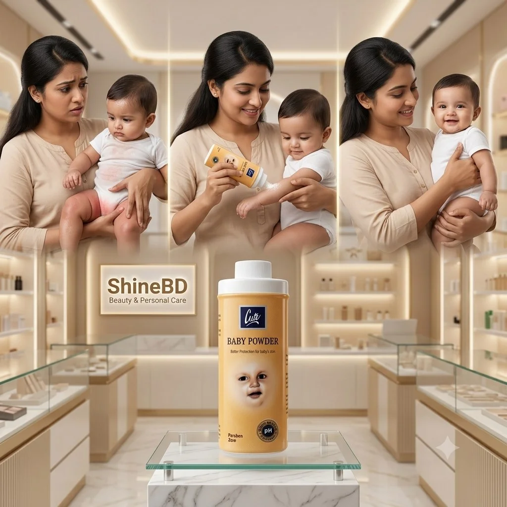 cute  baby POWDER