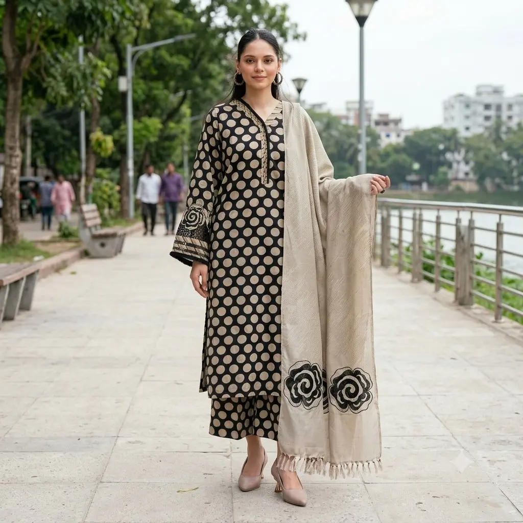 Premium Dubai silk Three Piece