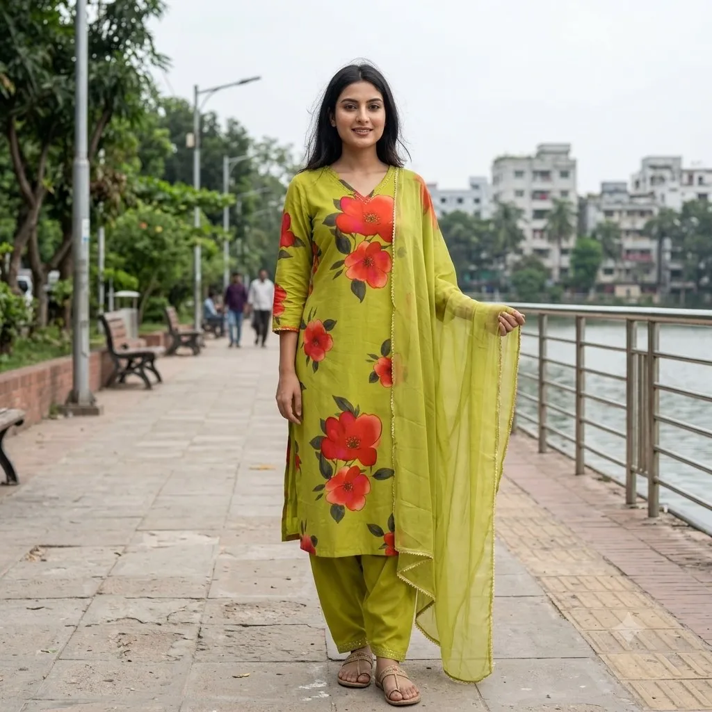 Indian weat less Georgette