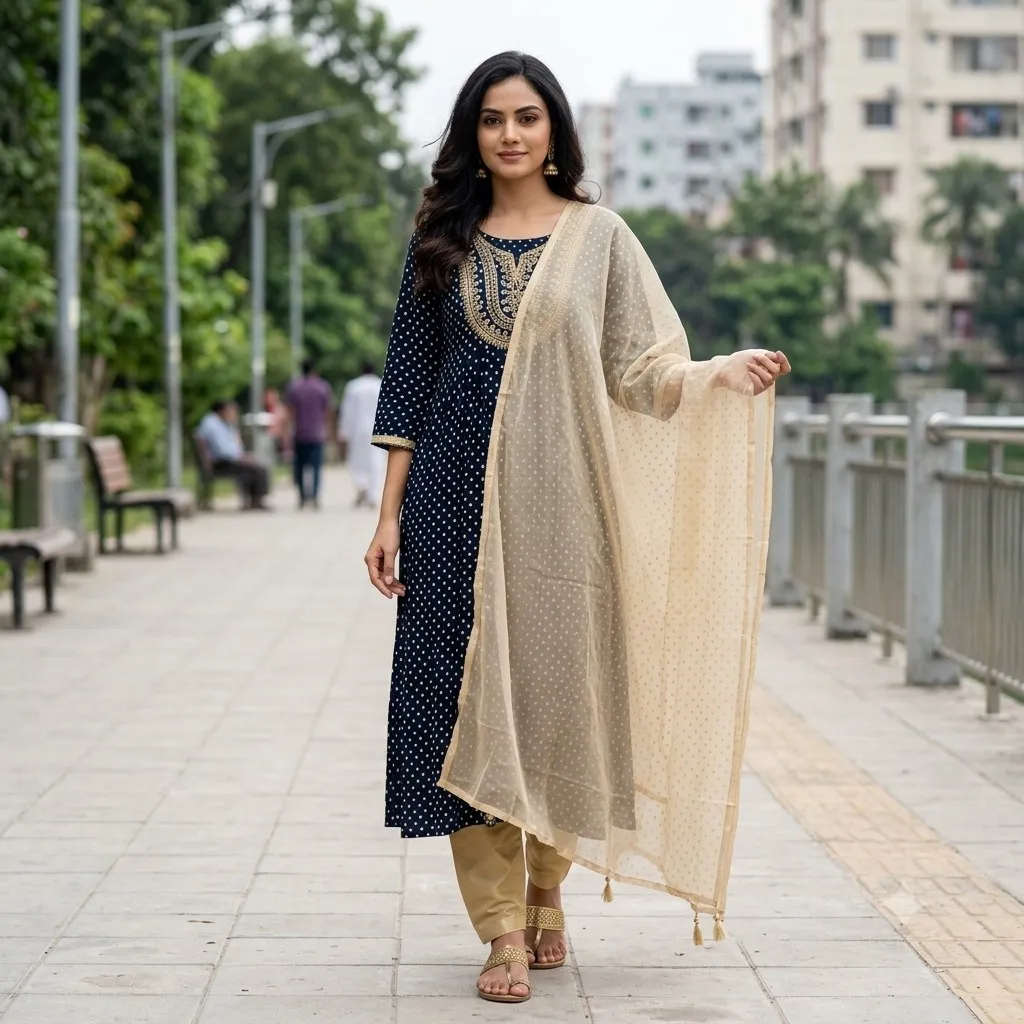 Three Piece  Cotton febrics