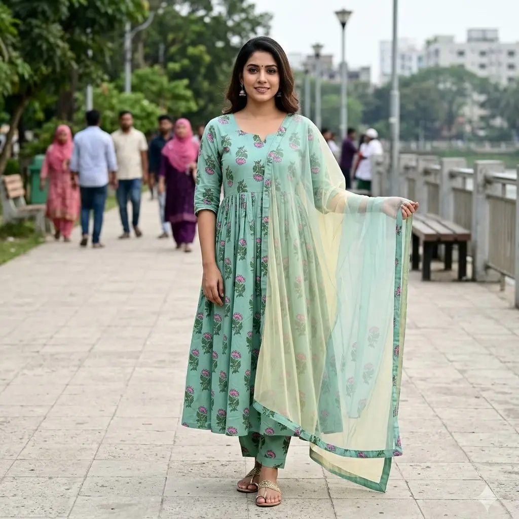 Three Piece  Cotton febrics