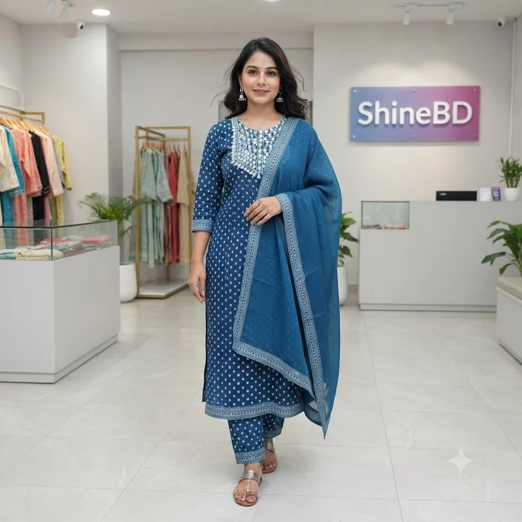Three Piece  Cotton febrics