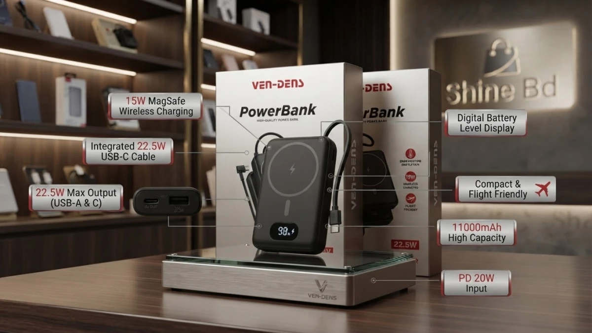 VEN-DENS PowerBank (Model: VD-PB072)