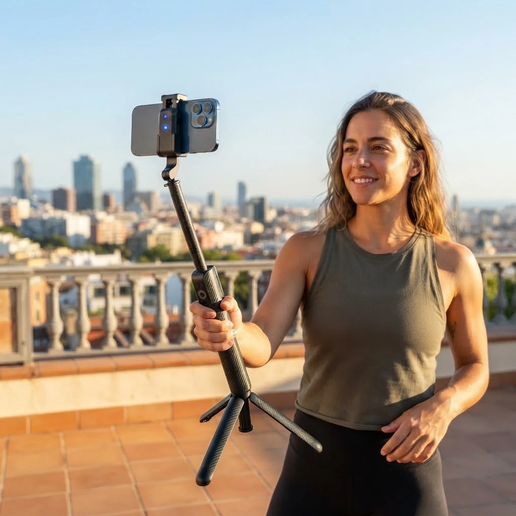 C12 AI Smart Tracking Selfie Stick Tripod