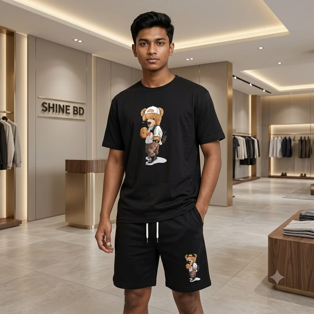 Premium Drop Shoulder T-Shirt & Pant Combo