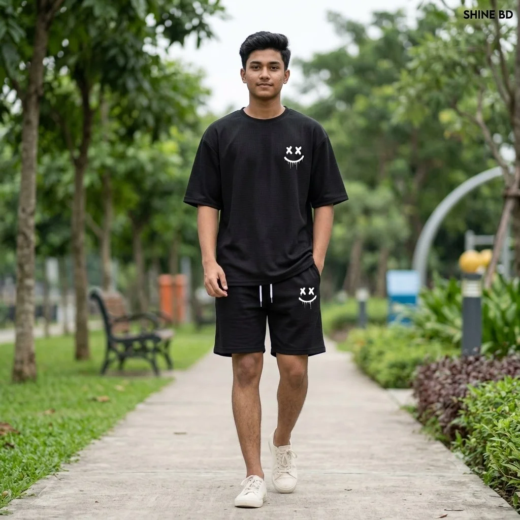 Premium Drop Shoulder T-Shirt & Pant Combo