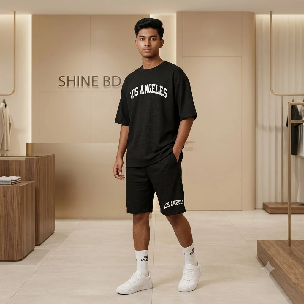 Premium Drop Shoulder T-Shirt & Pant Combo