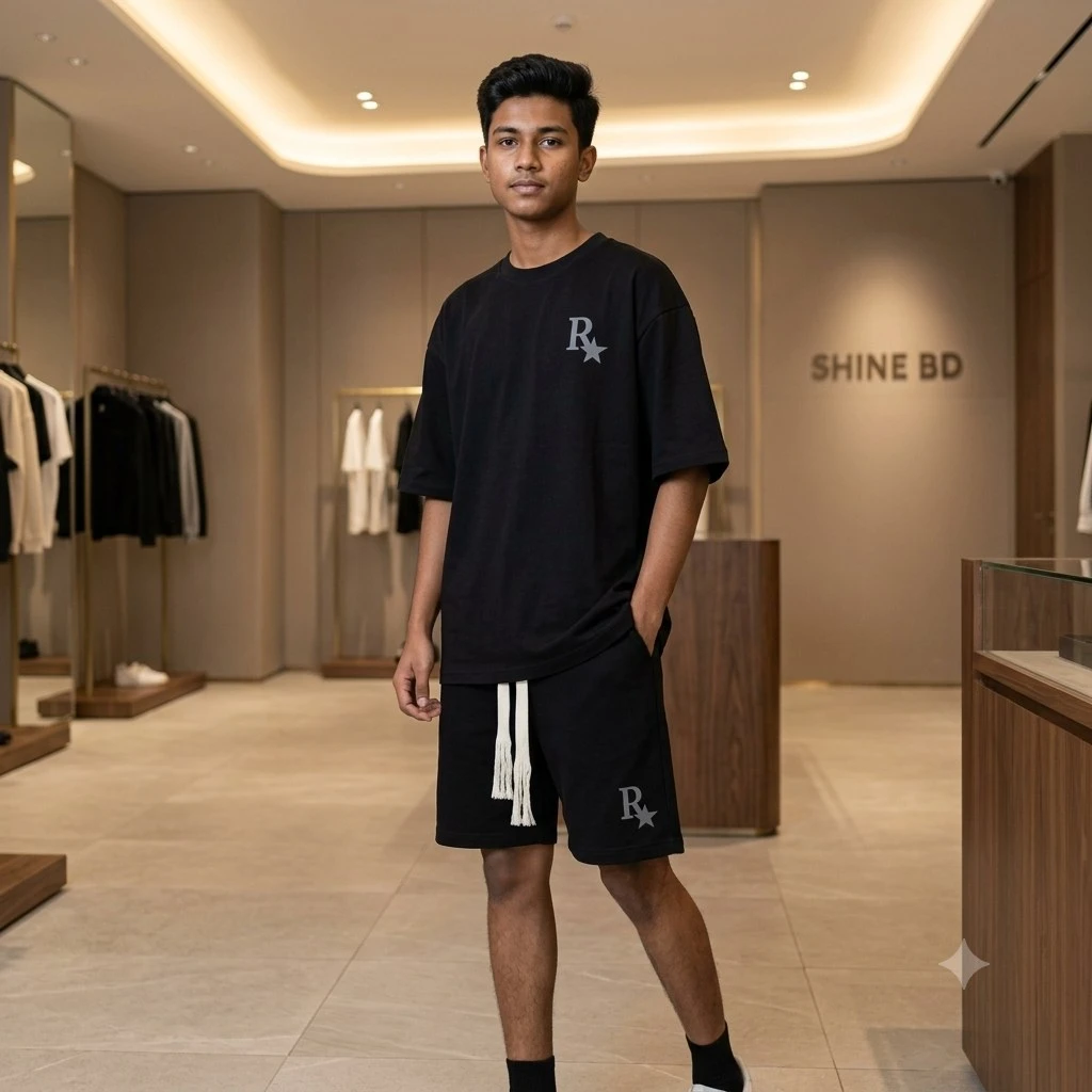 Premium Drop Shoulder T-Shirt & Pant Combo