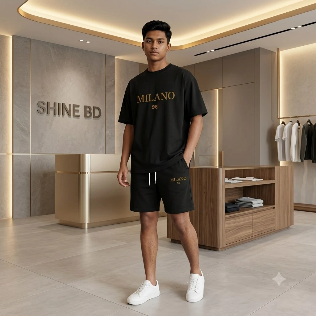 Premium Drop Shoulder T-Shirt & Pant Combo