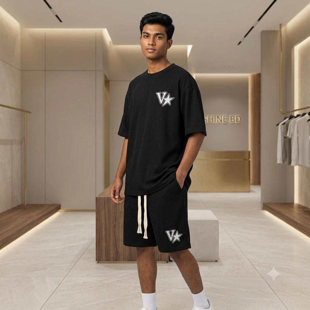 Premium Drop Shoulder T-Shirt & Pant Combo