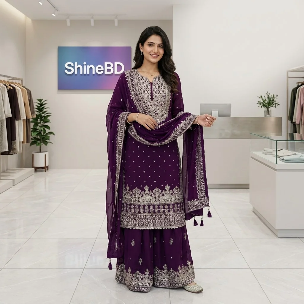 Premium Soft Jorjet Three piece