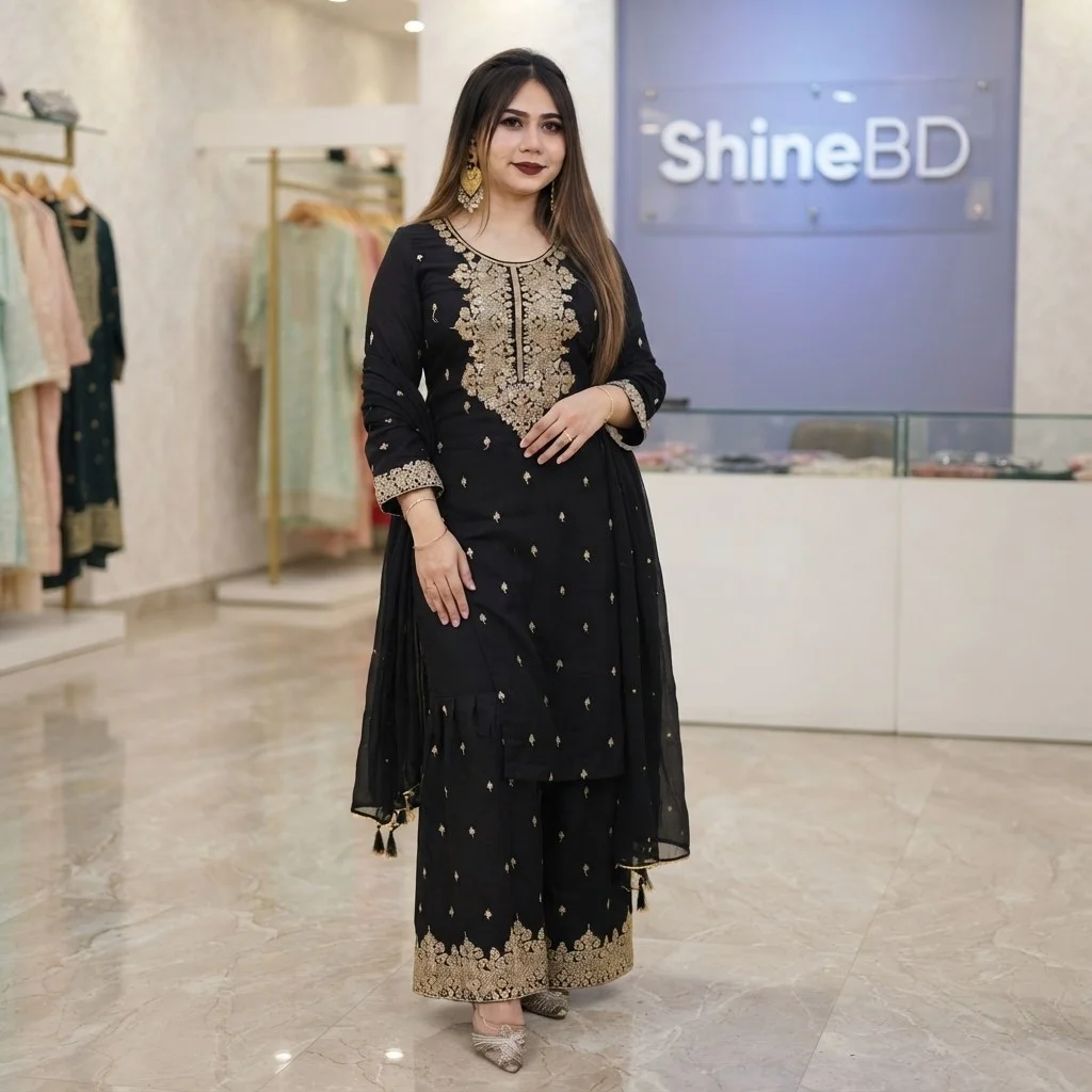 Ac Cotton Garara Three Piece
