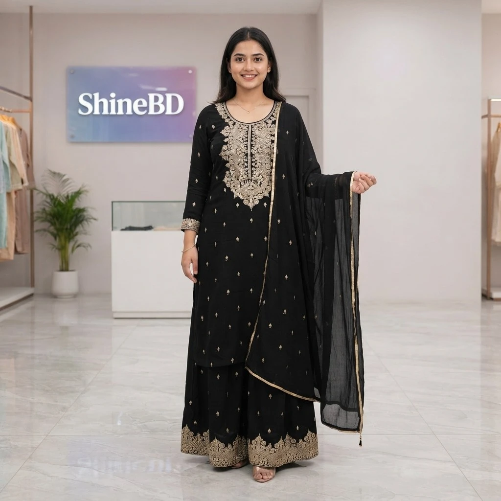 Ac Cotton Garara Three Piece
