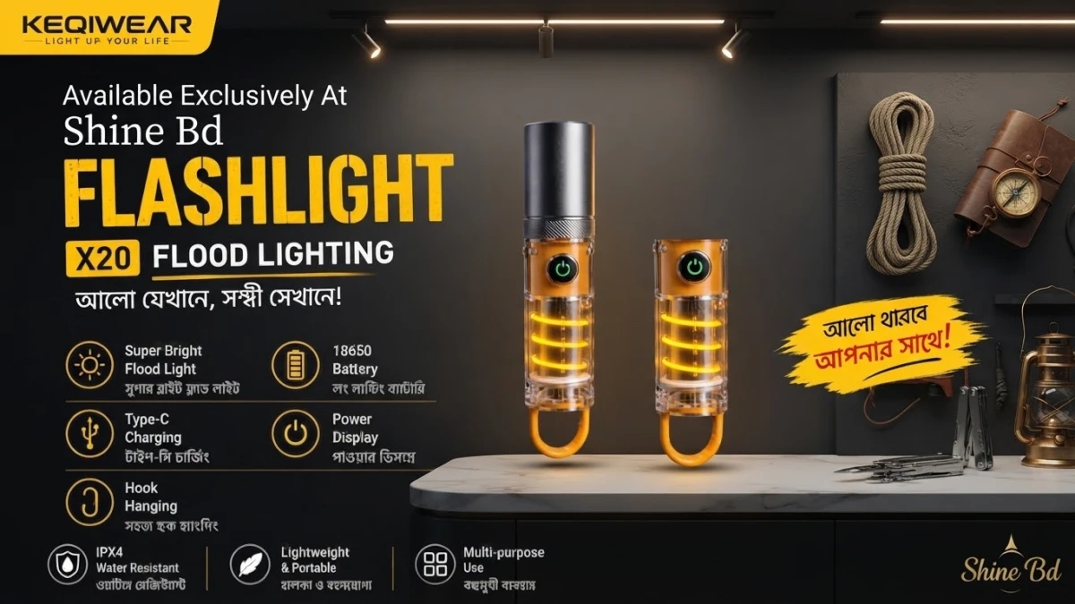 CAMPING FLASHLIGHT X20 FLOOD LIGHTING