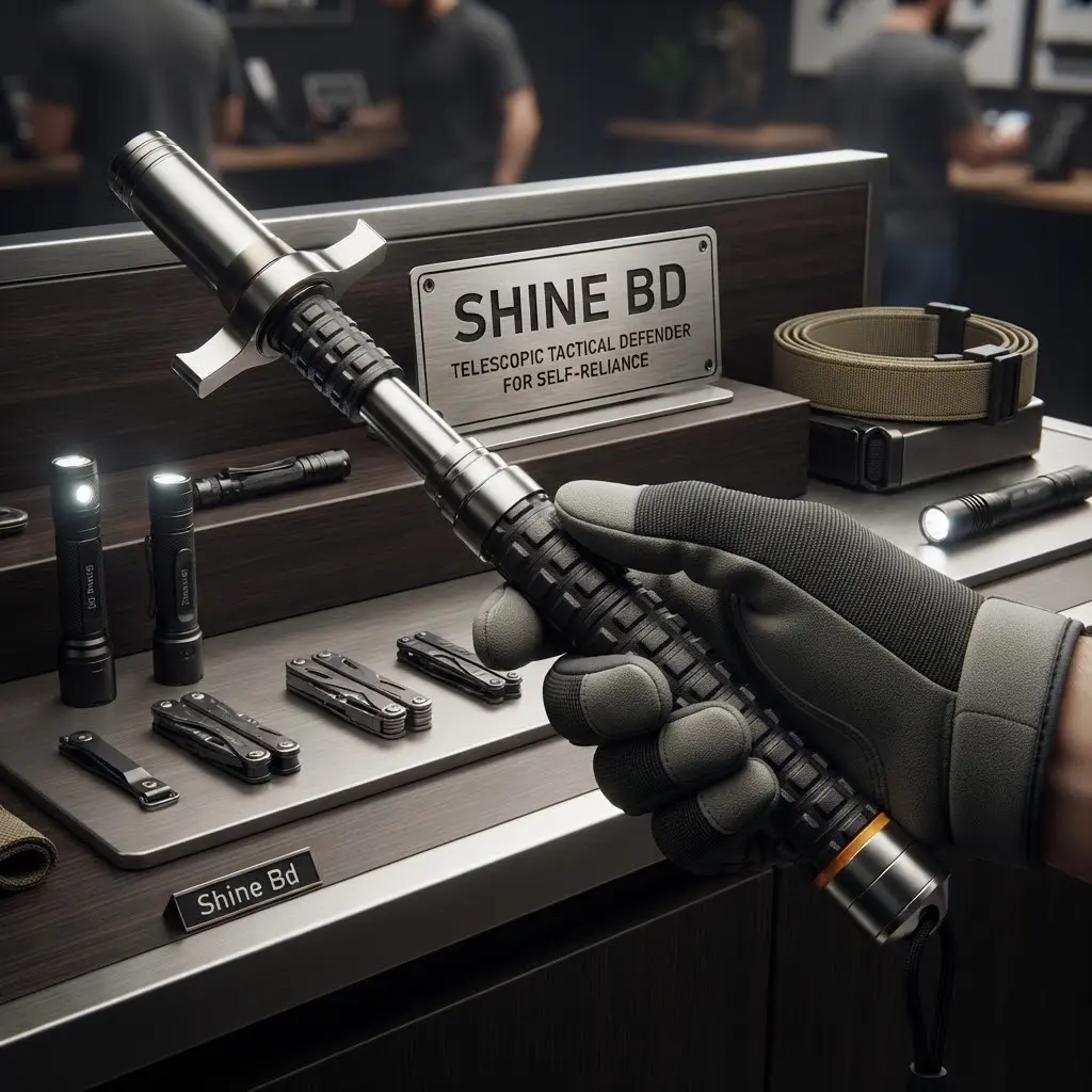 Telescopic Baton Self-Defense Stick