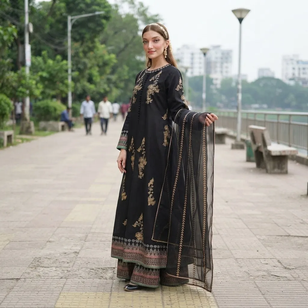 Afsan Set Three Piece