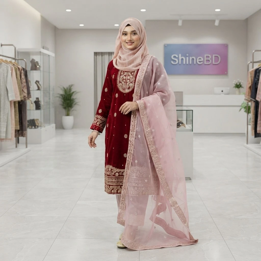 Soft Jorjet With sequence embroidery Three Piece