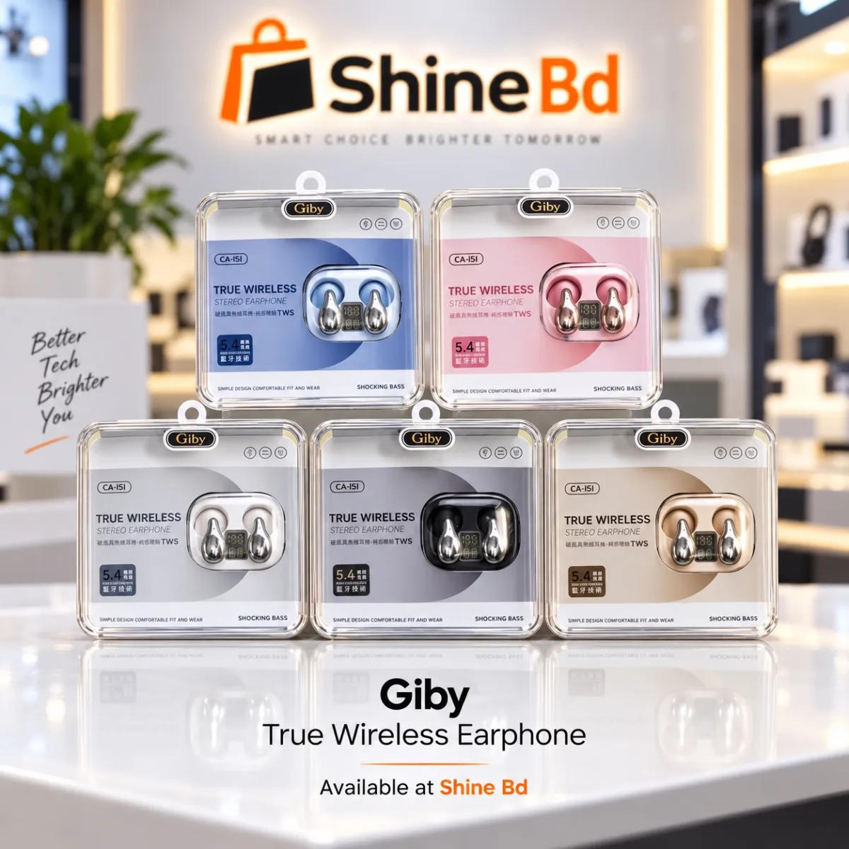 Giby true wireless earphone