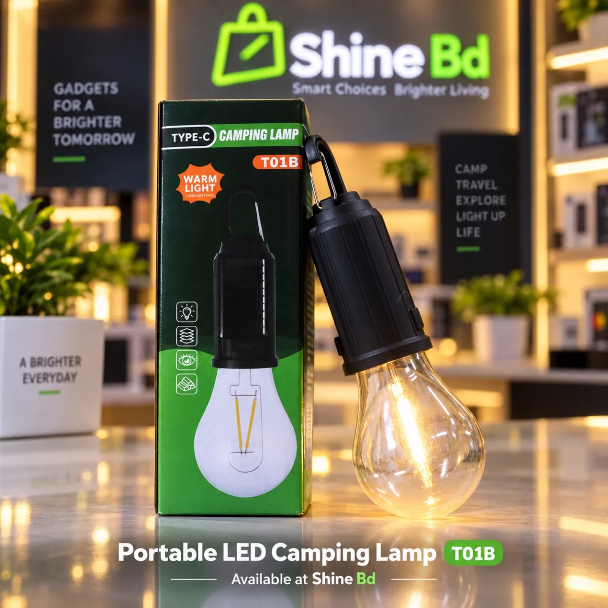 Portable LED Camping Lamp T01B