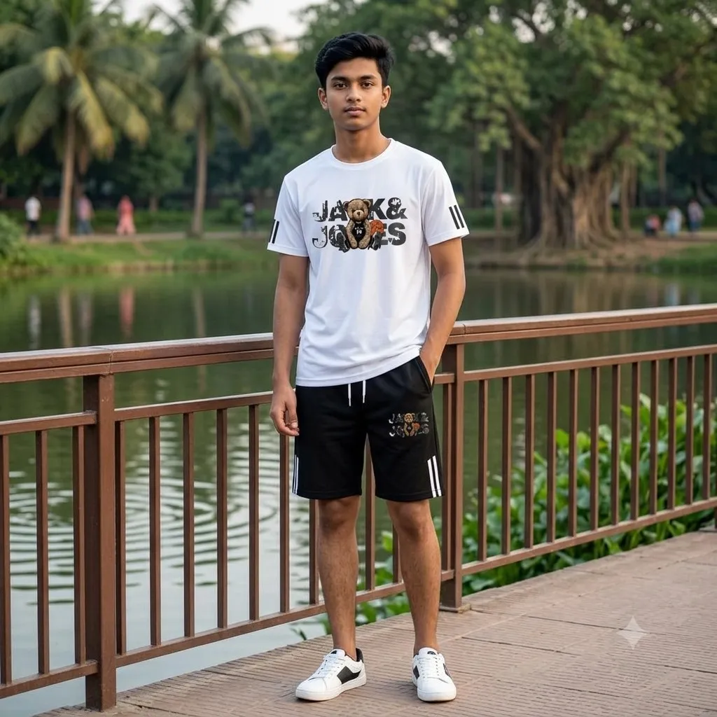Mash T-Shirt and Short Pant Set