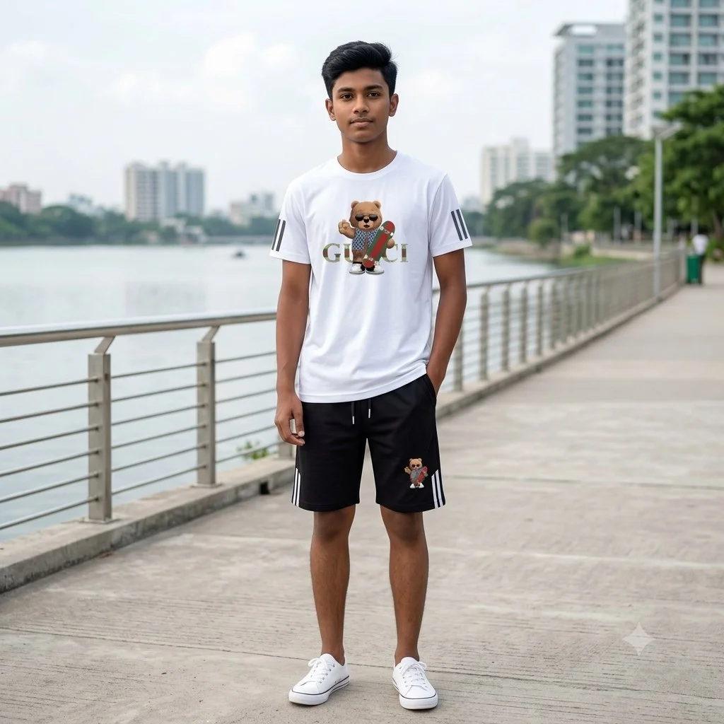Mash T-Shirt and Short Pant Set