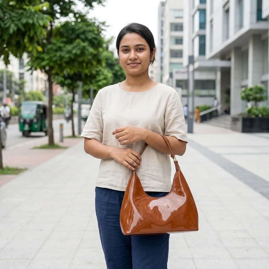 Cross border glossy bag