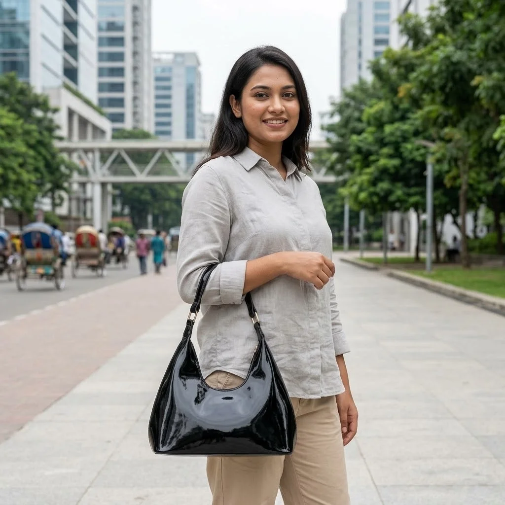 Cross border glossy bag