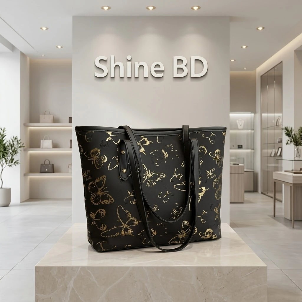 New butterfly tote bag
