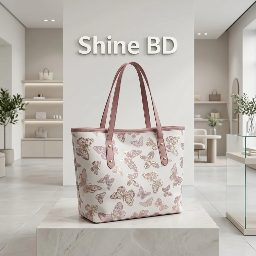 New butterfly tote bag