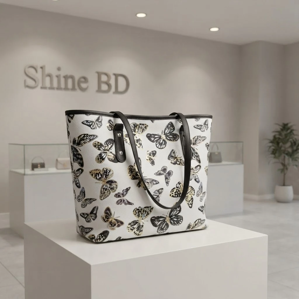 New butterfly tote bag