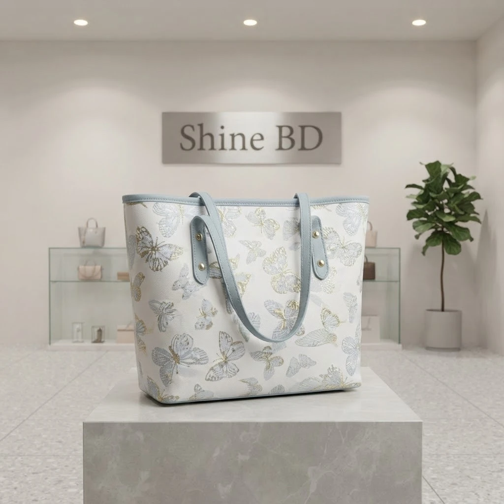 New butterfly tote bag