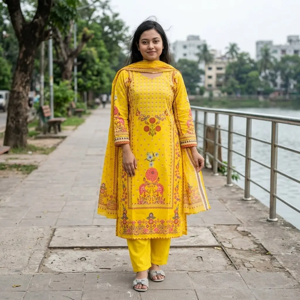 Indian Weightless Georgette Three-Piece