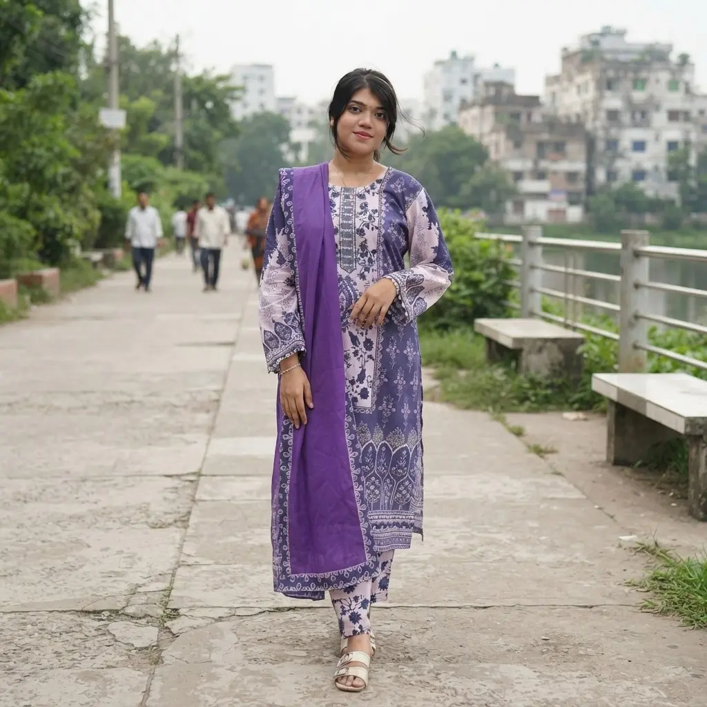 Dubai Silk Three Piece