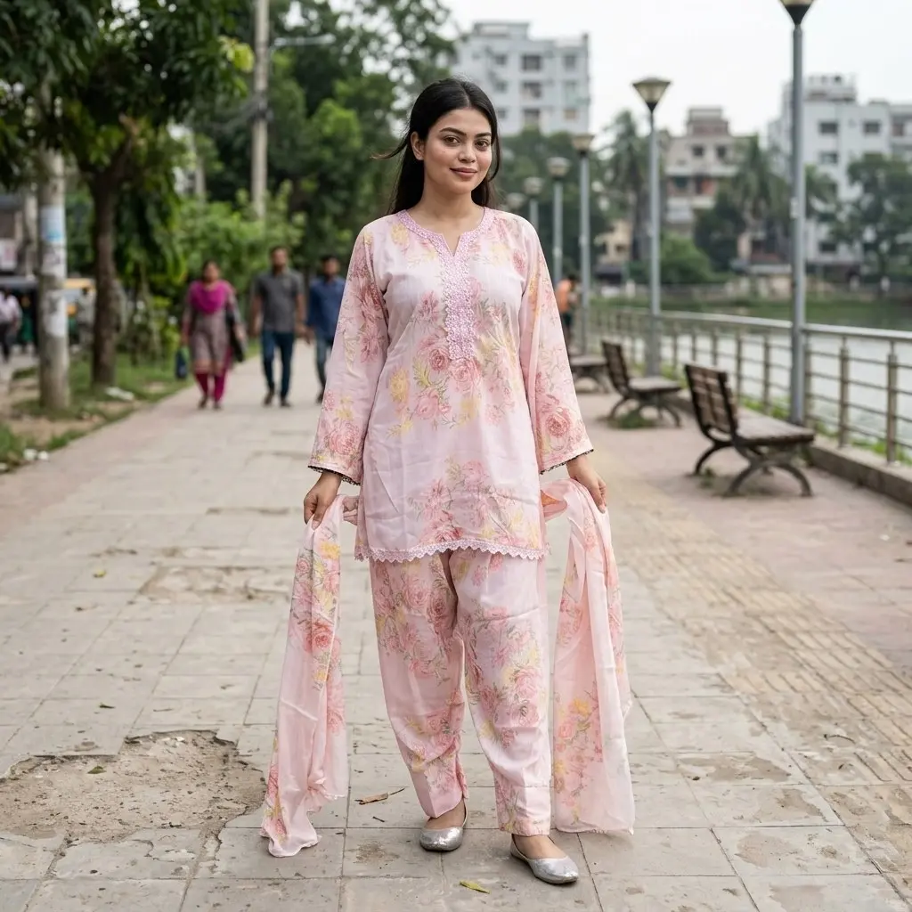 Pakistani Inspired Three peace