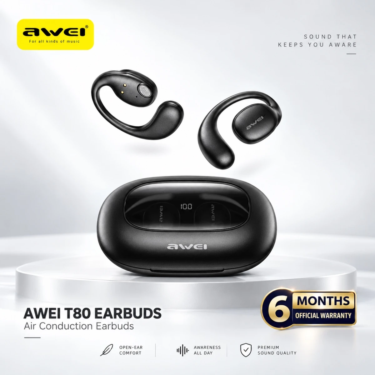 Conduction Earbuds ( 6-Month Official Warranty)