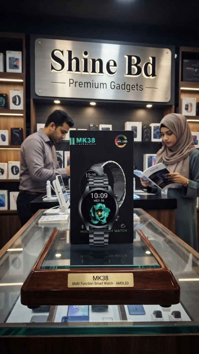 MK38 Multi Function Smart Watch (AMOLED Display)