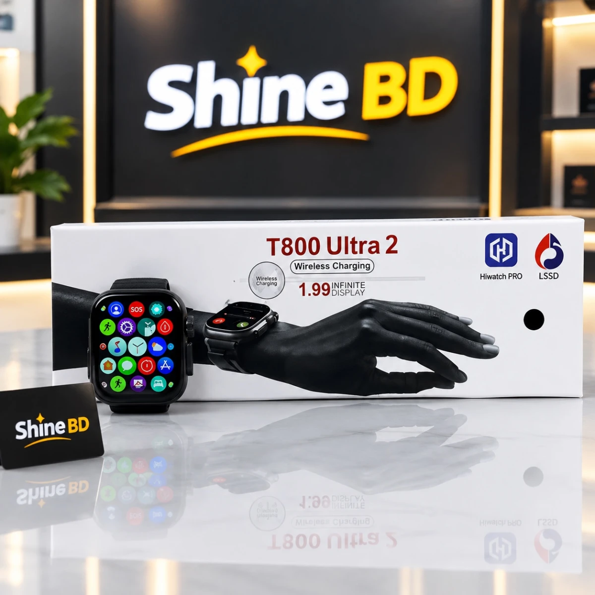 T800 Ultra Smartwatch Black