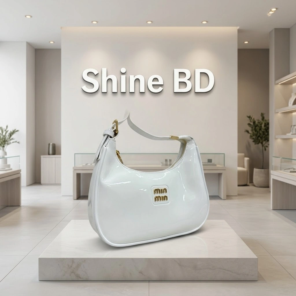 New minmin glossy purse