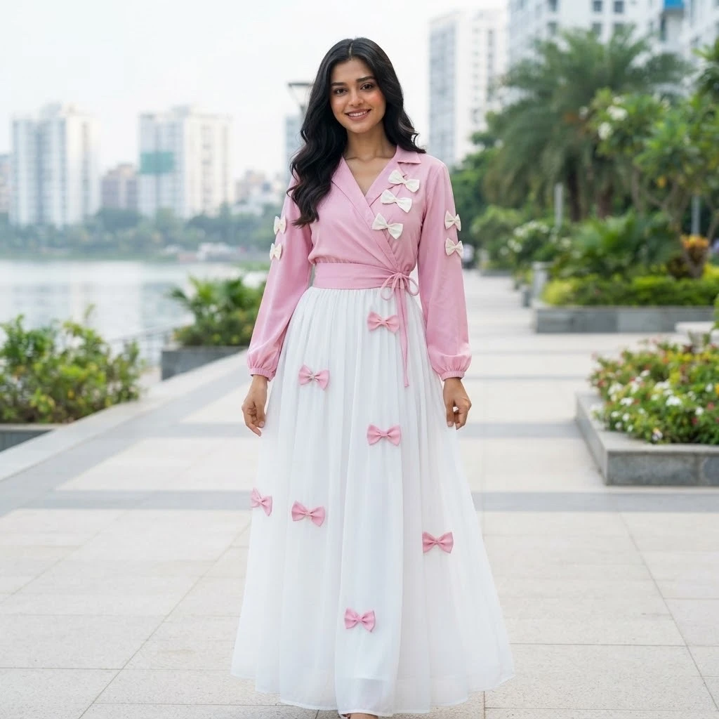 Stylish Tops and Skirt Set