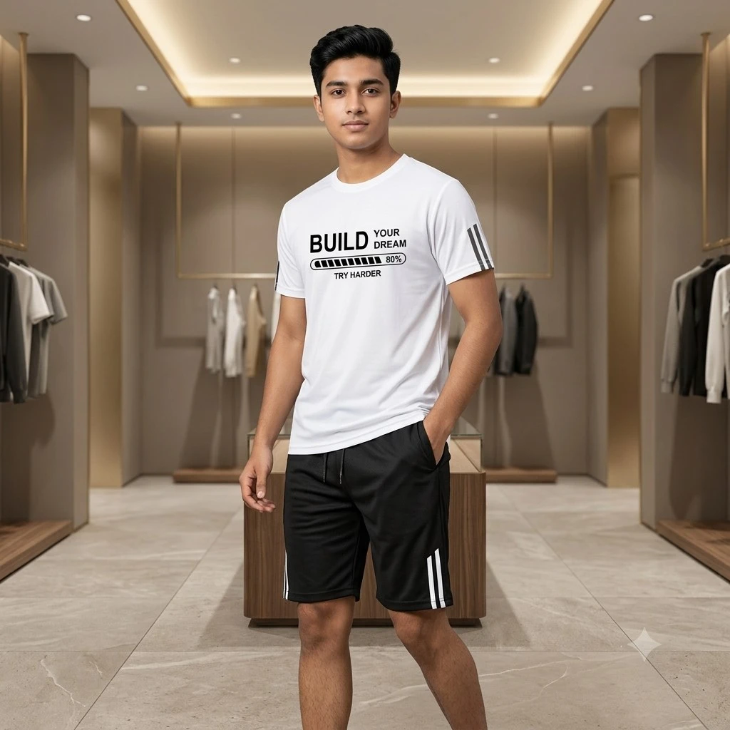Mash T-Shirt and Short Pant Set