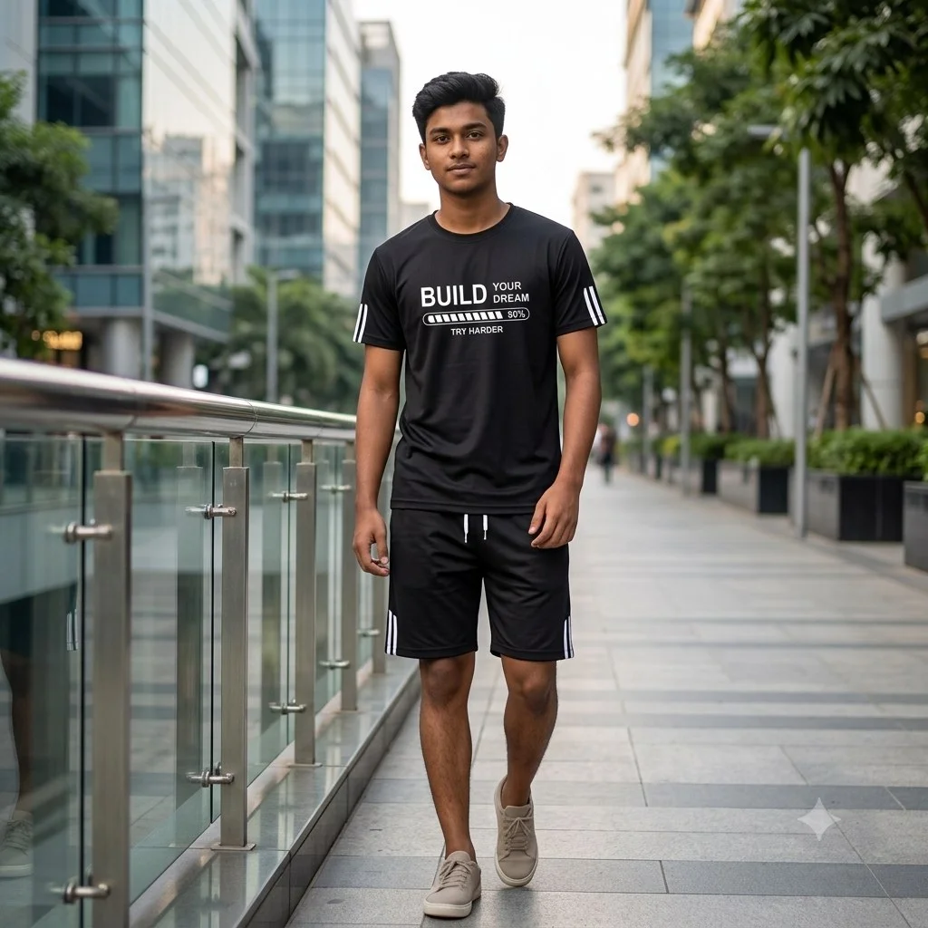 Mash T-Shirt and Short Pant Set