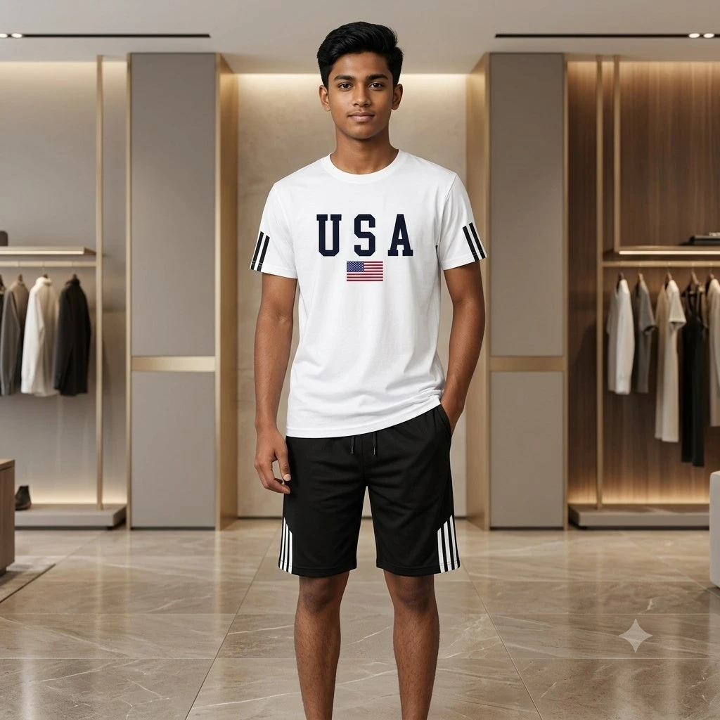 Mash T-Shirt and Short Pant Set