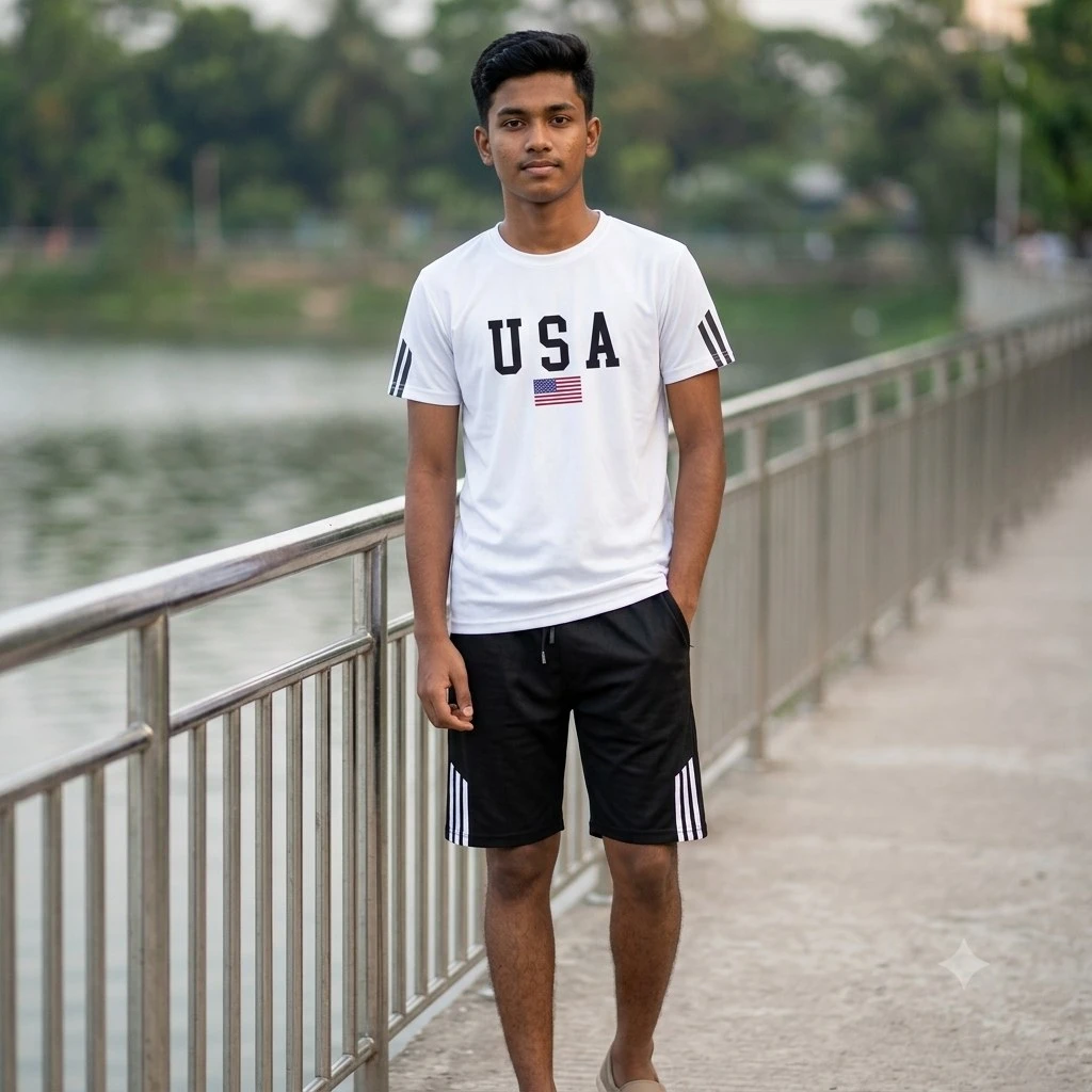 Mash T-Shirt and Short Pant Set