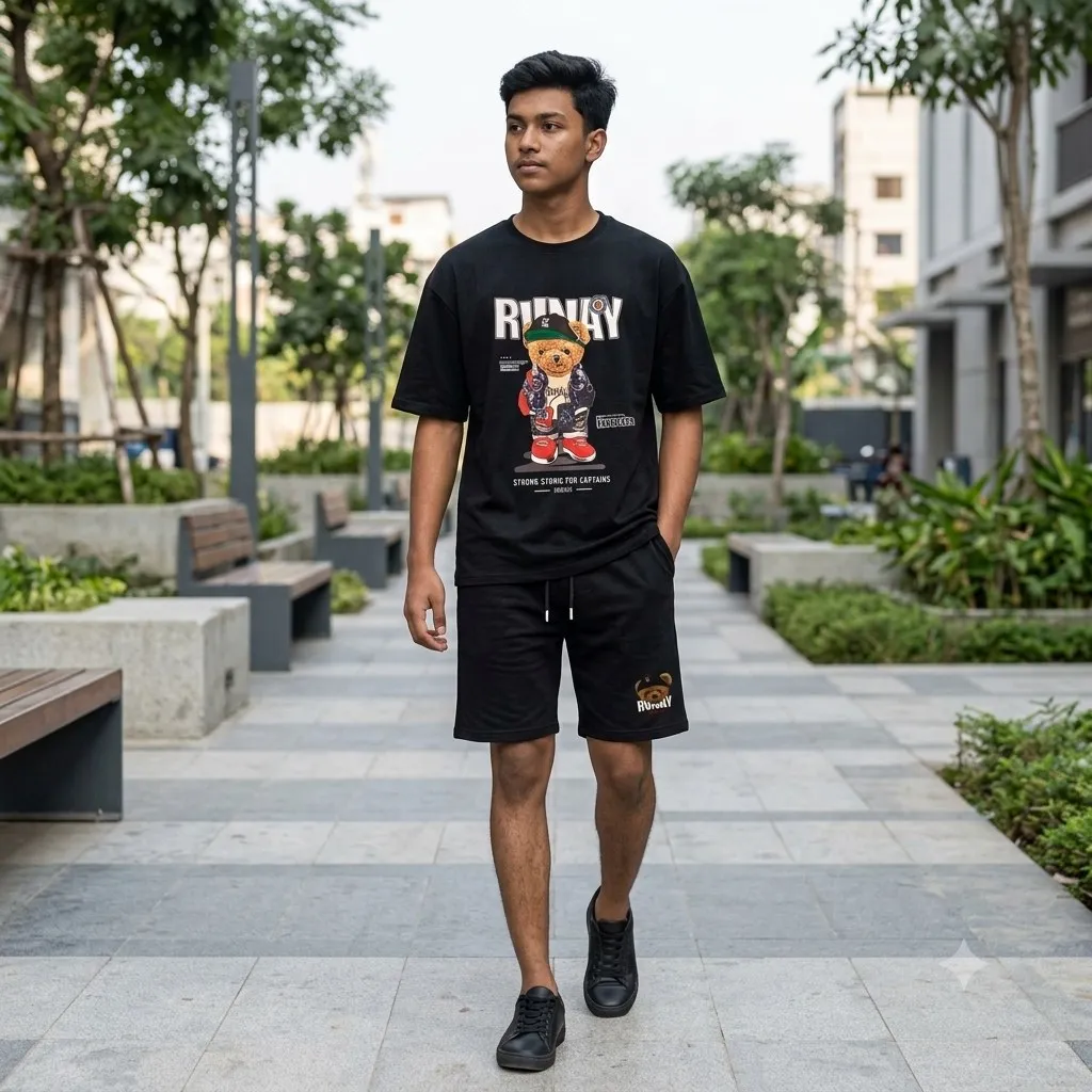 Mash T-Shirt and Short Pant Set