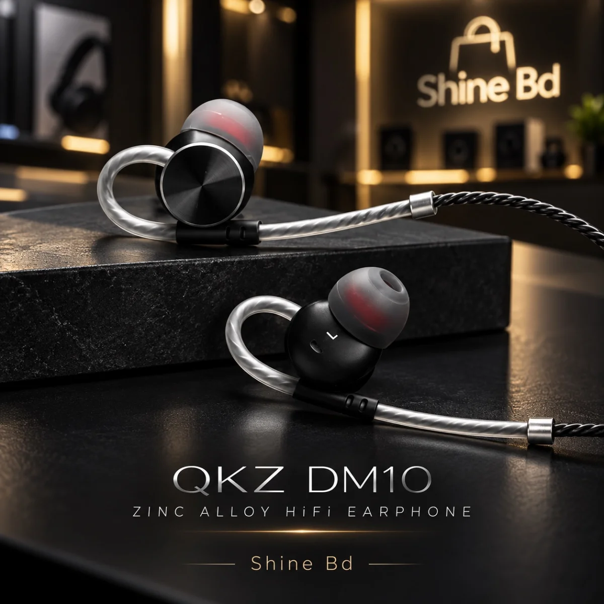 QKZ DM10 Zinc Alloy HiFi Earphone
