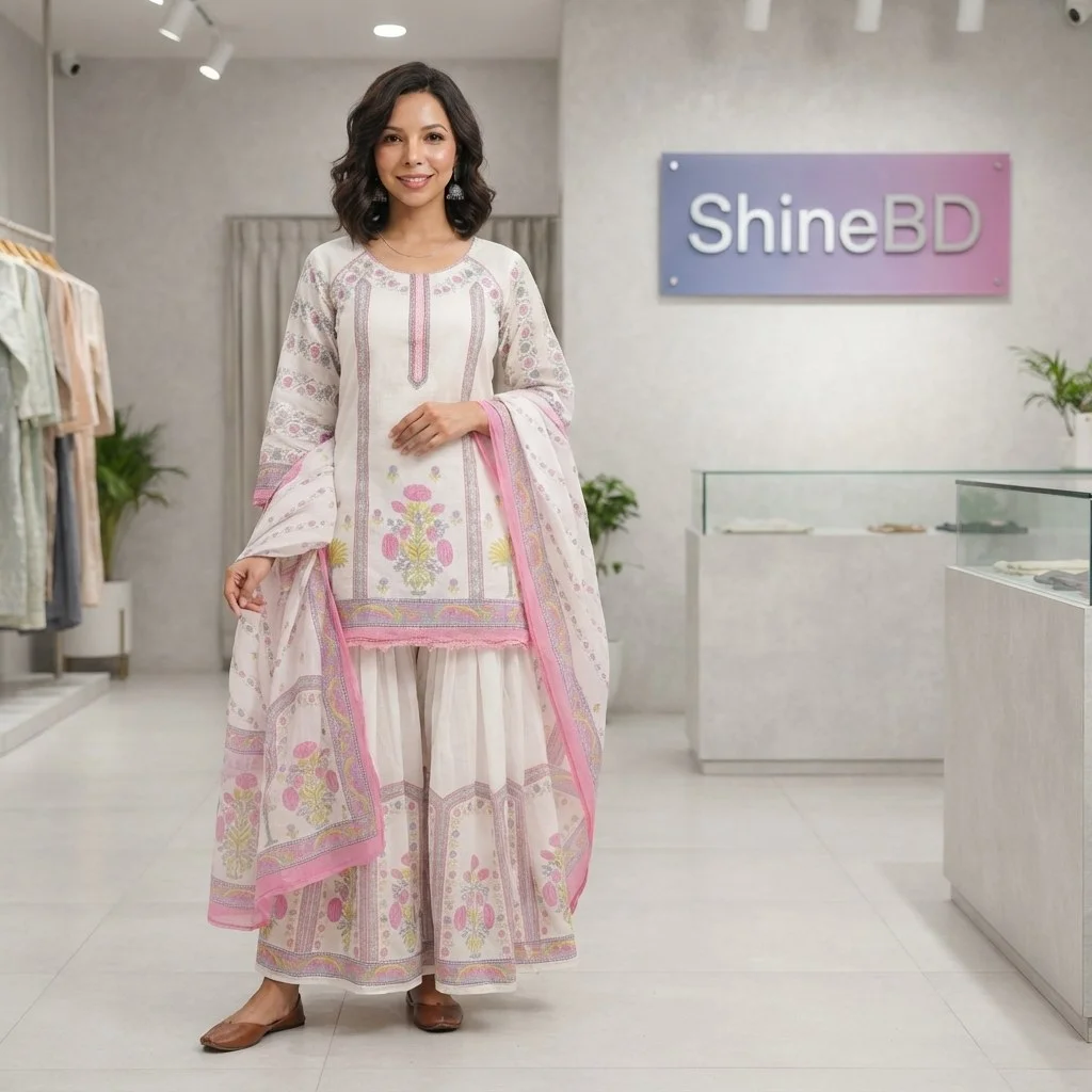 Sharara Three Piece