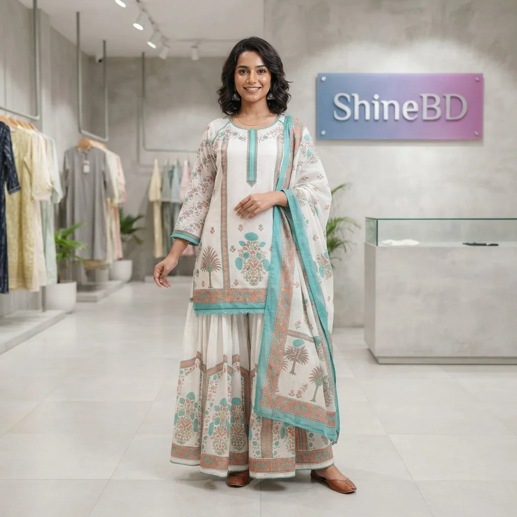 Sharara Three Piece