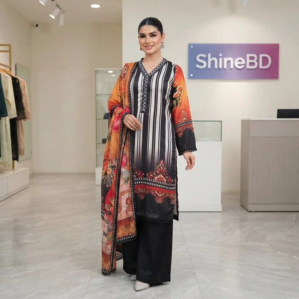 Digital Print Three Piece Set